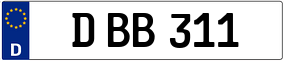 Truck License Plate